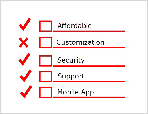 checklist for a suitable crm