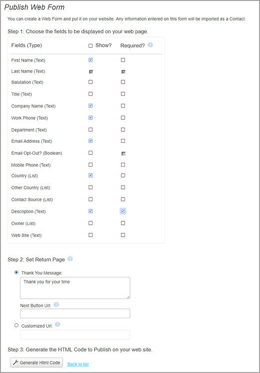 Capture leads from your website using our free contact management software