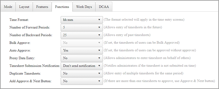 Timesheet approval routing