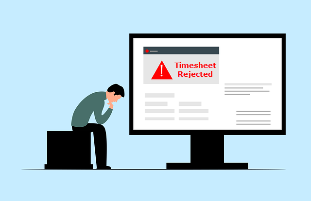 errors in the timesheet