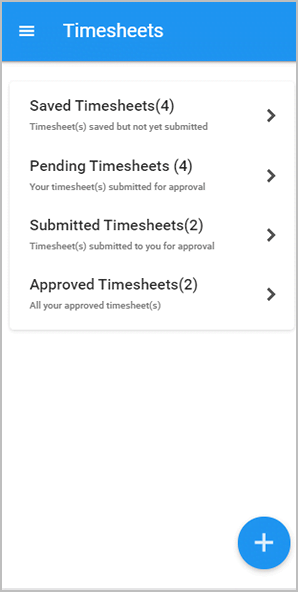 timesheet mobile app