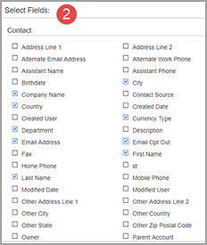 Create reports add and display fields