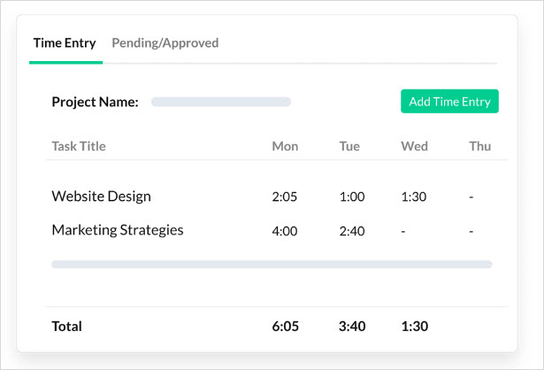 NTask project management and time tracking software